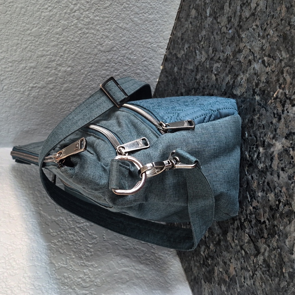 LUG Slider, Hobo Blue Quilted Crossbody Bag - Picture 2 of 11